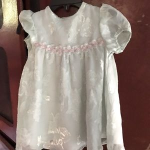 Light green with flowers 6-9 months